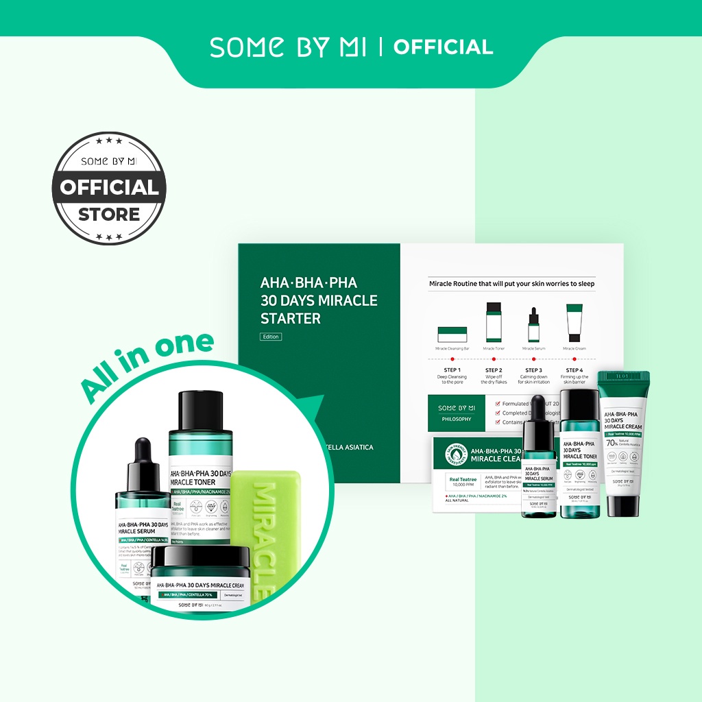 2022*hot*SOMEBYMI AHA-BHA-PHA 30days Miracle Starter Kit (30ml. 10ml ...