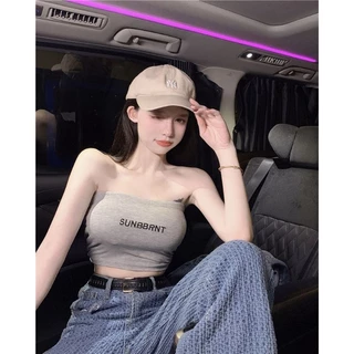 Vogue🌟พร้อมส่ง🌟 เกาะอกพรมไหม (มีฟองน้ำ) ผ้านิ่มใส่สบายมาก (FY4832) -H