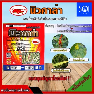 นิวคาล่า เอาอยู่ เน่าคอรวง ข้าวเมล็ดด่าง ราสนิม ราแป้ง ราน้ำค้าง ใบใหม้ กิ่งเน่า เน่าคอดิน แอนแทรคโนส ขนาด250ML
