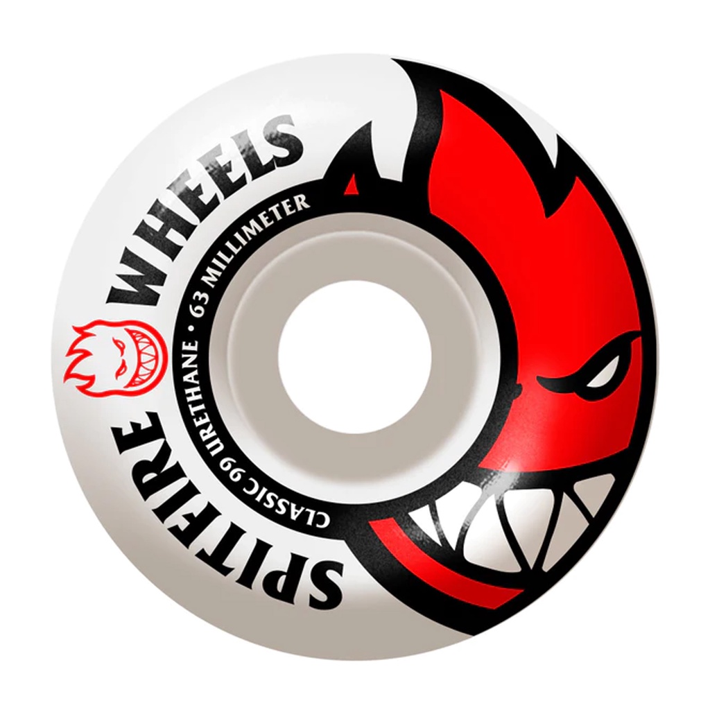 SPITFIRE WHEELS 63mm : Bighead 63mm/99A - Red