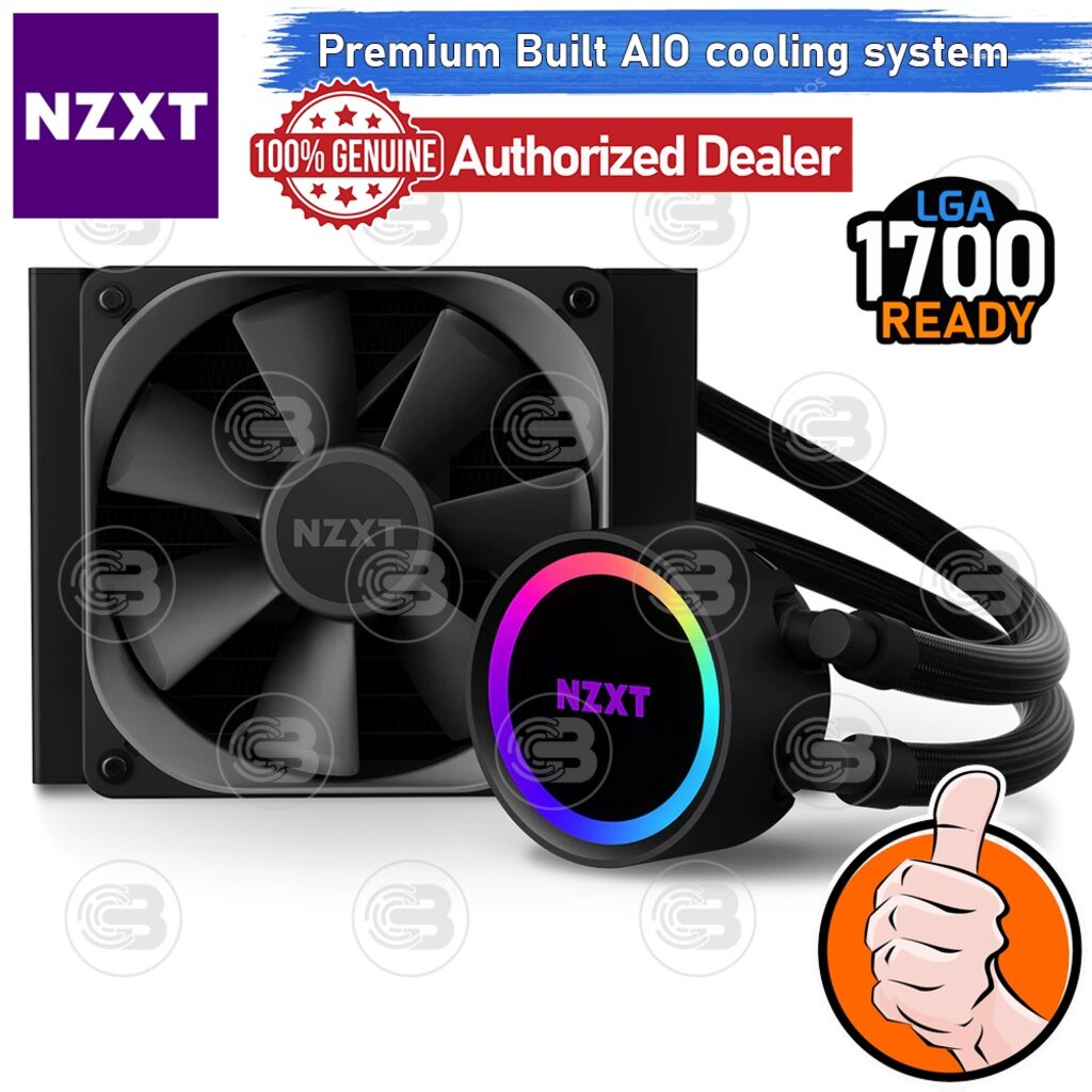 [CoolBlasterThai] NZXT Kraken 120 All-In-One CPU Water Cooler (LGA1700 Ready) รับประกัน 3 ปี