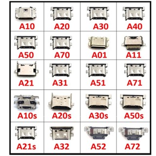 ใหม่ ของแท้ ที่ชาร์จพอร์ตเชื่อมต่อ Micro USB Type-C สําหรับ A20 A30 A50 A70 A51 A21s A71 A01 A30s A20s A50s A11 A21 A31 A52 A02s A32