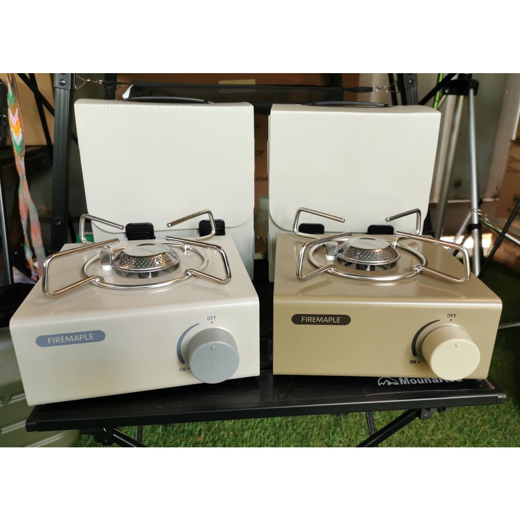 Fire Maple Lac Butane Gas Stove & Side Wood เตาแก๊ส พกพา ปิคนิค พร้อมกระเป๋า และ แผ่นไม้ตกแต่ง by Je
