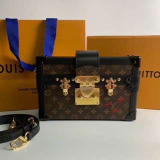 🔥ผ่อนได้🔥LV Mini Petite Malle Monogram Size 20 cm งาน Original อุปกรณ์ : Full Box Set