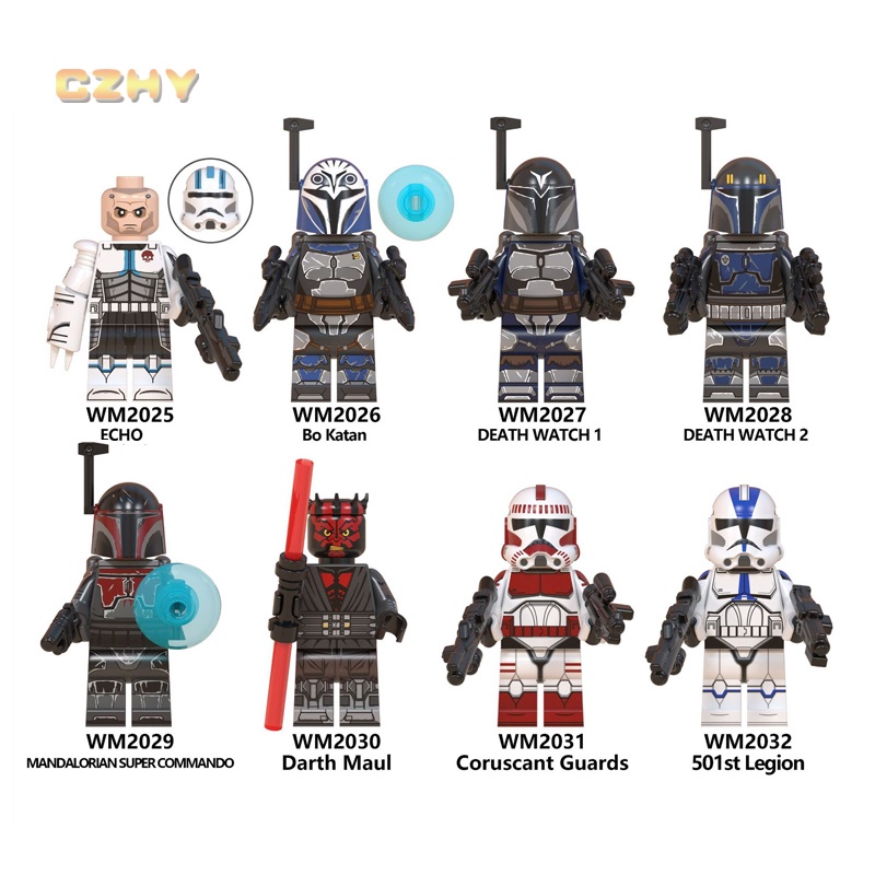 Star Echo 501st Legion Darth Maul Coruscant Guards Bo