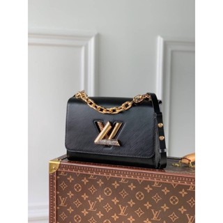 พร้อมส่ง New Louis Vuitton TWIST MM(Ori)เทพ