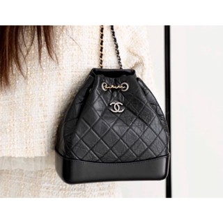 พร้อมส่งNew Chanel Gabrielle Backpack (Ori)VIP  หนังอิตาลีนำเข้างานเทียบแท้