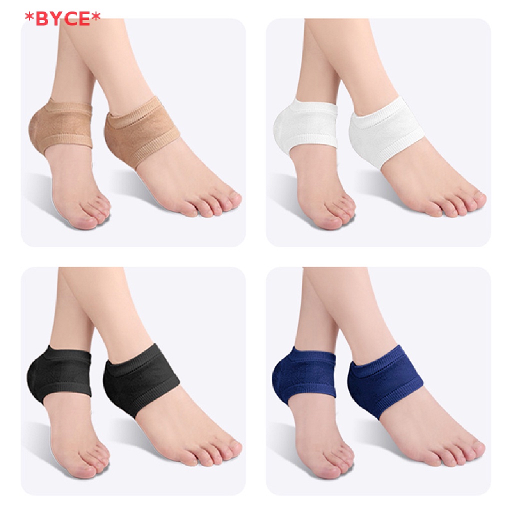 Byce> เจลซิลิโคน ป้องกันส้นเท้า แผ่นรองส้นเท้า ถ้วยรองฝ่าเท้า ซัพพอร์ต ดูแลผิว เบาะซ่อม ถุงเท้าครึ่งหลา ใหม่ - รูปที่ 3