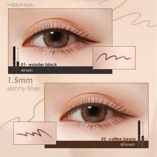 [📦 ส่งด่วน - ราคาถูก ] ดินสอเขียนขอบตา ขนาด 1.5 MM MEILINDA Skinny Liner รหัส MC3120