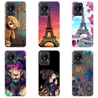 เคสโทรศัพท์ซิลิโคน TPU แบบนิ่ม ลายการ์ตูน สําหรับ VIVO Y02 VIVO Y02 2022 Y 02