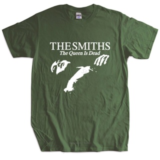 ผู้ชายฝ้าย T เสื้อฤดูร้อน Tops Smiths &amp;quot;Queen Is Dead&amp;quot;-เสื้อยืด,1980อินดี้,morrissey ขนาดใหญ่ Homme เสื้อยืดสีด