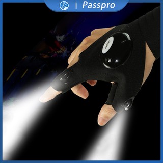 Sarung Tangan Senter LED Memancing Night Lighting Work Fishing Flashlight Gloves Untuk Repairing Electrician Mechanic Diy Handmade