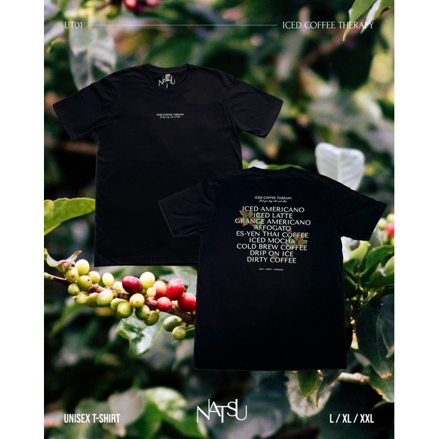 Unisex T-Shirt | Iced Coffee Therapy (Black)