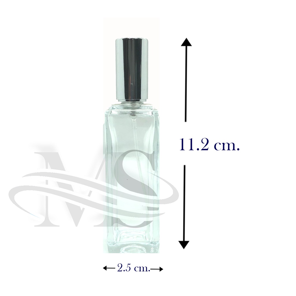 พร้อมส่ง ขวดน้ำหอม 35 ml แบบสเปร์ย ขวดเชอร์ล็อค ขวดแบ่งน้ำหอมสำหรับพกพา ขวดใส