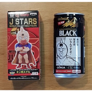 WCF Kinnikuman คินนิคุแมน Jump 45th + กระป๋องกาแฟ UCC ลาย คินนิคุแมน ของแท้ ของใหม่ หายาก ขายเป็นคู่ Lot JP.