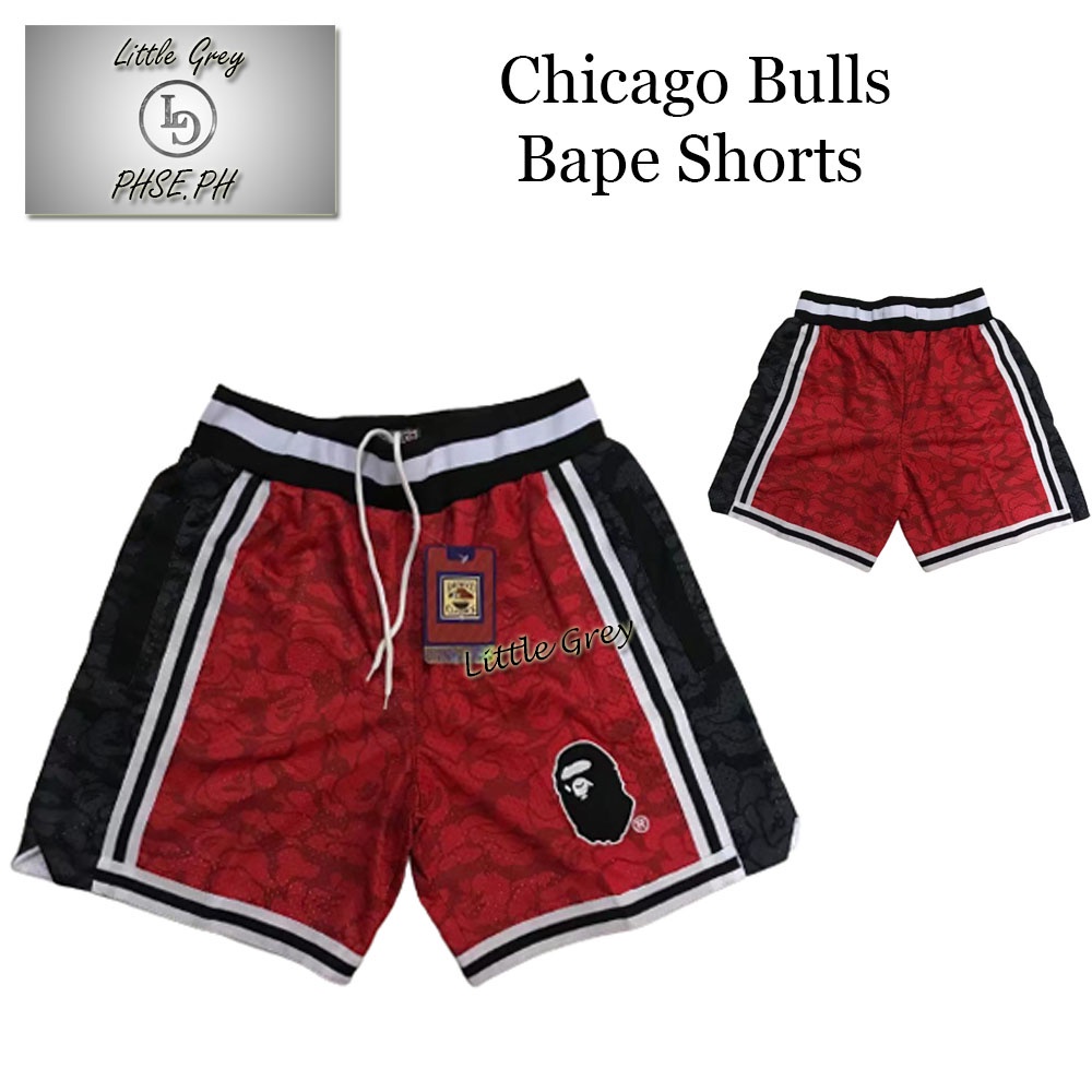 Bape X Mesh Shorts กางเกงขาสั ้ นลําลองทรงหลวมคุณภาพสูง
