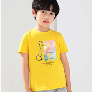 K-2289-SHORT  7สี เสื้อยืดเด็ก เสื้อเด็กแขนสั้นลายน่ารักๆ  เสื้อแขนสั้นลายการ์ตูน