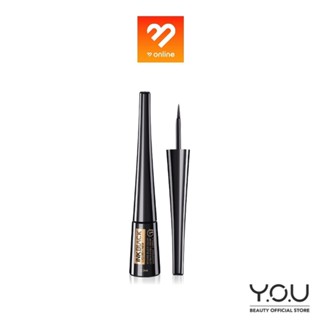 Y.O.U Ink Black Liquid Liner 2.2ml. อายไลน์เนอร์สีดำ เส้นคมชัดหนาสวย