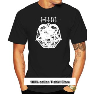 เสื้อยืด คอกลม พิมพ์ลาย Him Skullgram สีดํา สําหรับผู้ชาย