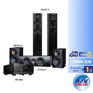 Yamaha RX-A8A + ELAC Carina FS247.4 + BS243.4 + CC241.4