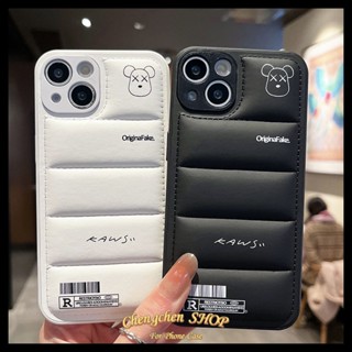 เคสป้องกันโทรศัพท์มือถือ ผ้าฝ้าย ลายหมี Violent สําหรับ Iphone 14ProMax 12Pro XS 11 12Promax 13Promax 11 12 13