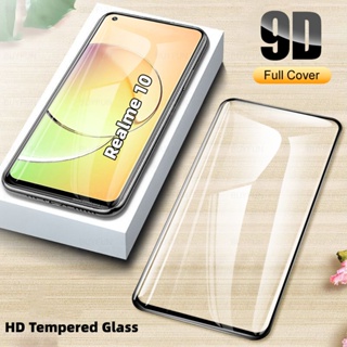 9H Full Cover Tempered Glass For Realme 10 9 Pro Plus 9Pro 10Pro + 9i 8i 7i 7 8Pro Realme8 Realme10 4G 5G HD Clear Full Glue Phone Front  Film Screen Protector Glass Film