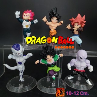 โมเดล ดราก้อนบอล Dragon ball  มี 6 แบบ ฐานใส ขนาด 10-12 Cm. งานดี พร้อมส่ง