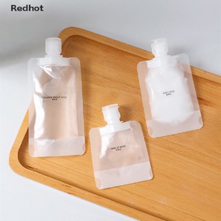 &lt;Redhot&gt; กระเป๋าเดินทาง เครื่องสําอาง โลชั่น เจลอาบน้ํา แชมพู แบบพกพา ขนาดเล็ก ทําความสะอาดผิวหน้า แบบใช้แล้วทิ้ง เครื่องมือจัดเก็บที่บ้าน ลดราคา