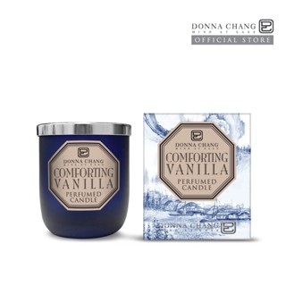 DONNA CHANG COMFORTING VANILLA Perfumed Candle 250 g ดอนน่า แชง เทียนหอมกระจายกลิ่น น้ำหอมปรับอากาศ น้ำหอมบ้าน เทียนแก้ว