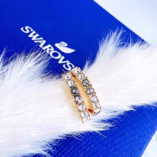 💥 sale Swarovski แท้ 💯 Swarovski mini hoop สีทอง อุปกรณ์ครบ❗️