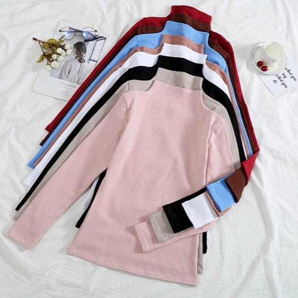 SUNDAY2020 เสื้อยืดแขนยาวคอเต่า ผ้าดี นิ่มใส่สบาย โคตรคุ้ม