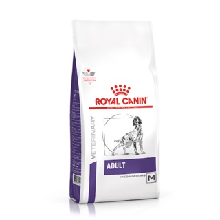 Royal canin vcn Adult medium dog 4 kg อาหารสุนัขโตพันธุ์ขนาดกลางไม่ได้ทำหมัน Exp.09/07/2023