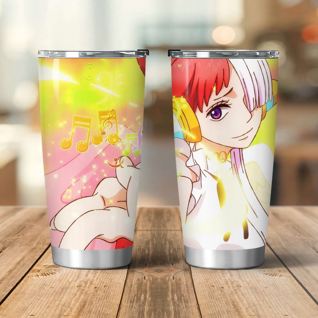 ถ้วยเก็บความร้อน One Piece UTA - ถ้วย 600ml รุ่น 3 - มังงะ พิมพ์อนิเมะบน Demand