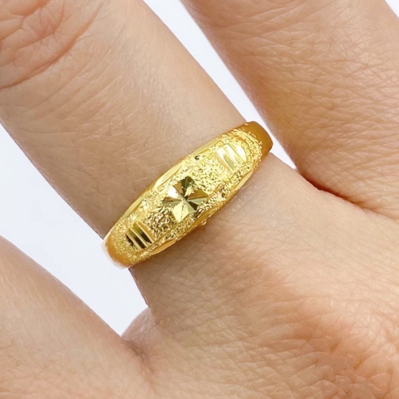 85 บาท แหวนทอง1สลึง สวยเหมือนจริง แหวนทองโต๊ะกัง แหวนทองชุบ [N66] แหวนทองไมครอน Fashion Accessories