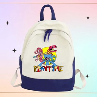 กระเป๋านักเรียนเด็ก กระเป๋าเป้สะพายหลัง MOTIF BOXY BOX PROJECT PLAYTIME UNISEX (ฟรีชื่อ)