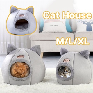 พร้อมส่ง😺🐶 บ้านแมว ที่นอนสัตว์เลี้ยง M/L/XL รังสัตว์เลี้ยง กันลื่น Cat House