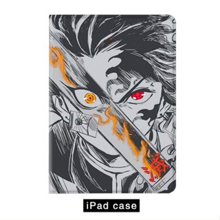 Ghost Slayer Tanjiro เคสไอแพด mini 6 air 1/2/3/4/5 cover 10.9 gen10 10.2 gen 7 8 9 เคส 2020/21/22 pro 11 tri-fold case