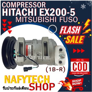 COMPRESSOR MITSUBISHI FUSO 1B-R DKS คอมเพรสเซอร์แอร์ ฟูโซ่ ,รถแม็คโคร EX200-5 โปรโมชั่น...ลดราคาพิเศษ!!