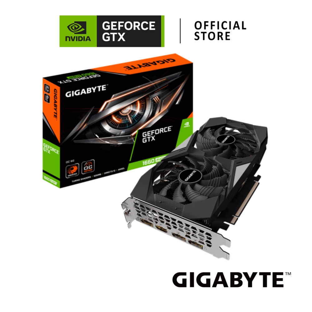 GIGABYTE NVIDIA® GeForce® GTX 1660 SUPER™ OC 6GB การ์ดจอ