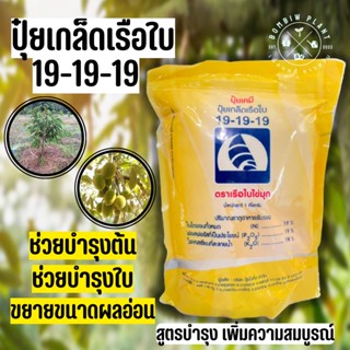 ปุ๋ยเกล็ด เรือใบ 19-19-19 (ขนาด 1 กิโลกรัม)