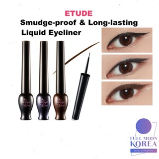 [Etude] ลิควิดอายไลเนอร์ Oh My Line / Smudge proof Long Lasting Slim Liquid Eyeliner / Smudge-proof, Longlasting / ส่งจากเกาหลี