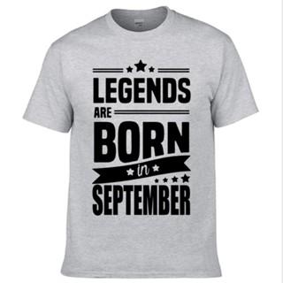 [COD] เสื้อยืดผ้าฝ้าย 100% พิมพ์ลาย Legends Are Born In October Never Underestimate The Power Legends A