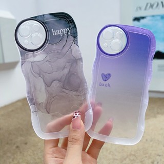 เคสโทรศัพท์มือถือแบบนิ่ม TPU ใส ไล่โทนสี สําหรับ Samsung S23 S22 S21 S20 Plus S23 Ultra S20 FE S21FE A04 A73