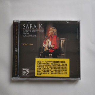 แผ่น CD บันทึกเสียง Fever Woman Voice Mermaid SARA K Sarah K 2007 Live PCC