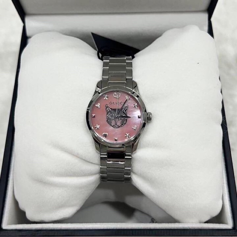 🦋สินค้าพร้อมส่ง🦋   New🤍Gucci G-Timeless watch, 27 mm มีประกัน 2 ปี หน้าชม ที่สุดของความหายาก น่ารักมากคร่า