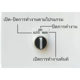ตู้คอลโทรล ตู้ควบคุมมอเตอร์ ปั๊มนำ้อัตโนมัติ Auto-Manual 220V มีไฟแสดงสถานะกระแสPVC SL