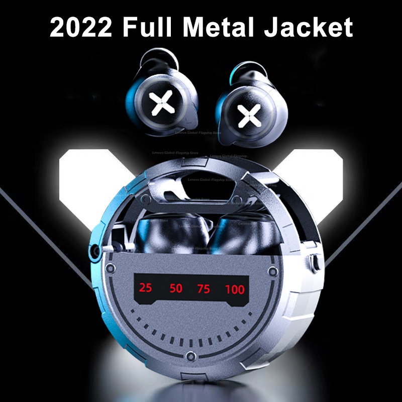 2022 Metal Jacket Bluetooth Earphones TWS Wireless Headphones Gaming