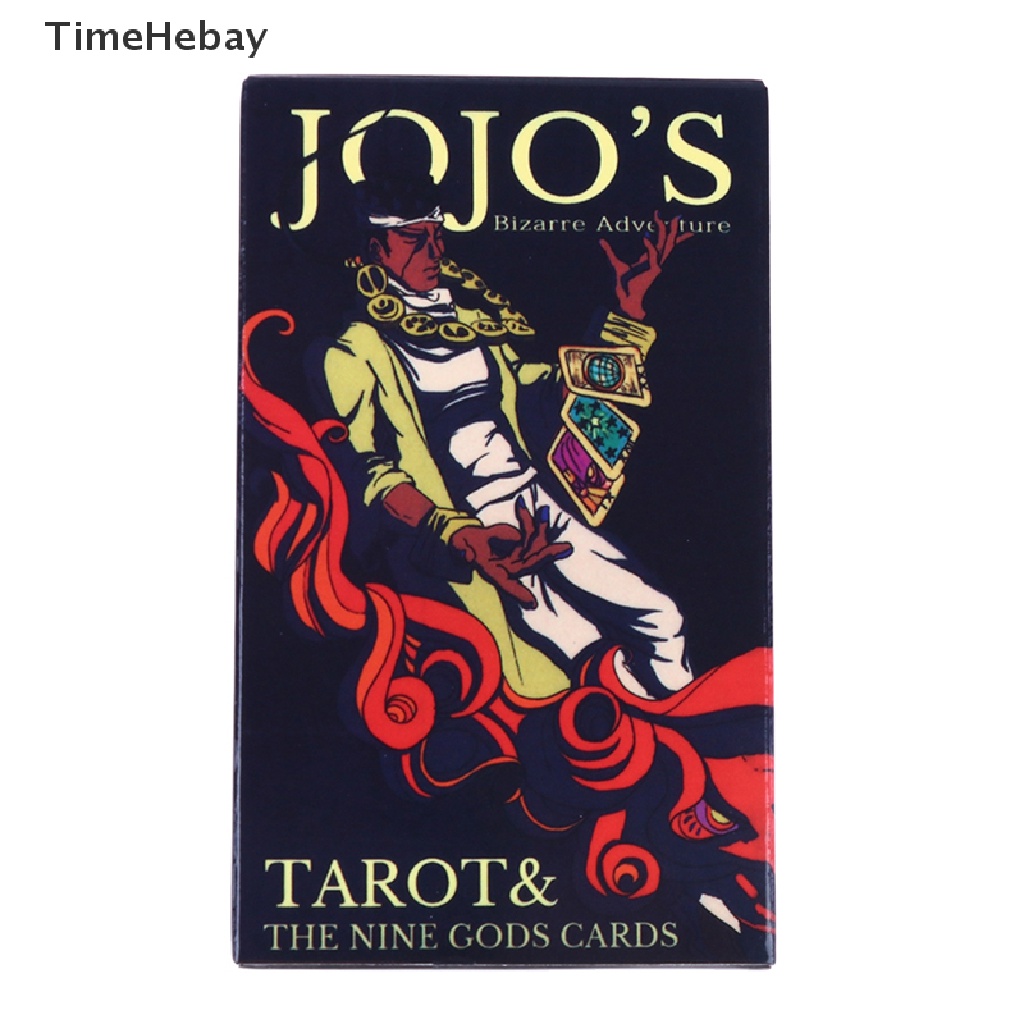 Timehebay ไพ่ทาโรต์โฆษณา JOJO'S Bizarre & The Nine Gods Cards EN
