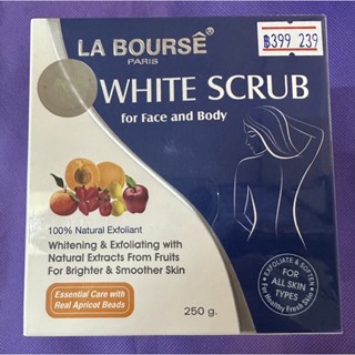 LA BOURSE WHITE SCRUB 250g.