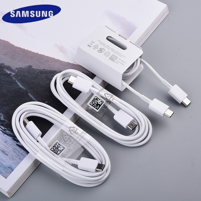 สายชาร์จ USB Type C เป็น USB C PD ชาร์จเร็ว 1 1.5 2 ม. สําหรับ Samsung Galaxy Note10 20 S23 S22 S21 S20 Ultra A9S A8S